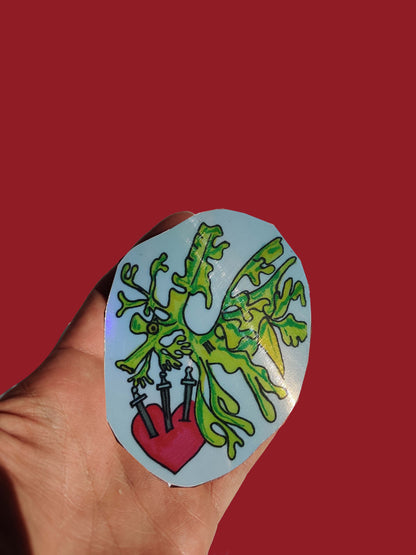 Leonard the Leafy sea dragon   – Holographic Vinyl Sticker